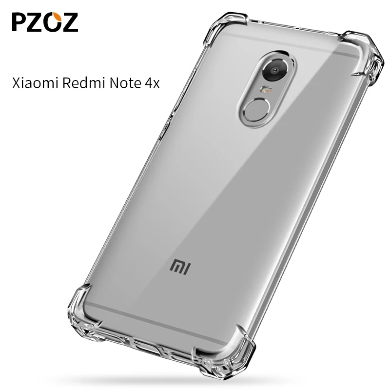 Чехол PZOZ для redmi note 4x силиконовый роскошный противоударный чехол xiaomi note4x