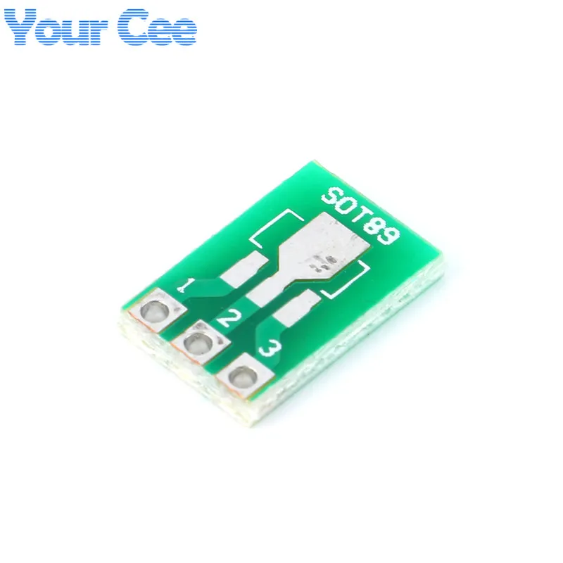 100 шт. SOT89 DIP SOT223 To IC адаптер PCB плата преобразователя пластина Двусторонняя 1 5 мм 2 3