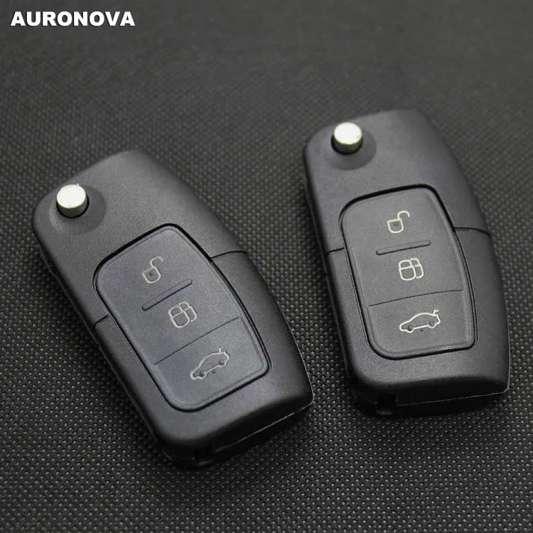 Чехол для ключей AURONOVA откидной складной чехол Ford Focus HU101 Blade 3 кнопки Оригинальный |