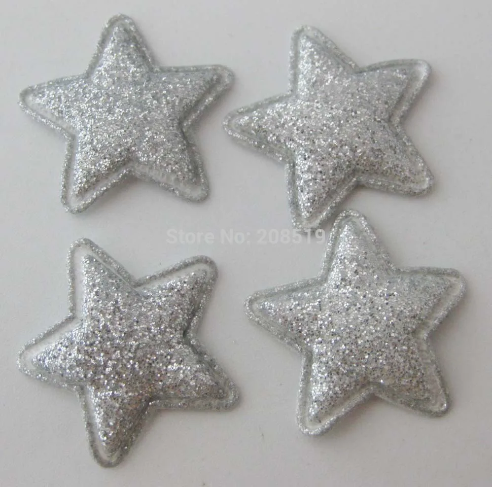 PANNOV 25 мм блеск звезды патчи 120 шт. Мягкий войлок hairclip аппликации multicolors DIY craft Скрапбукинг