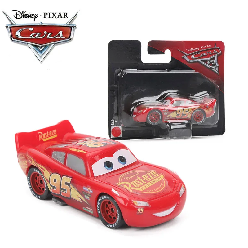 Disney Pixar Cars 3 основная Игрушечная машина из сплава McQueen Black Storm Jackson Curz 1:64 быстрая и