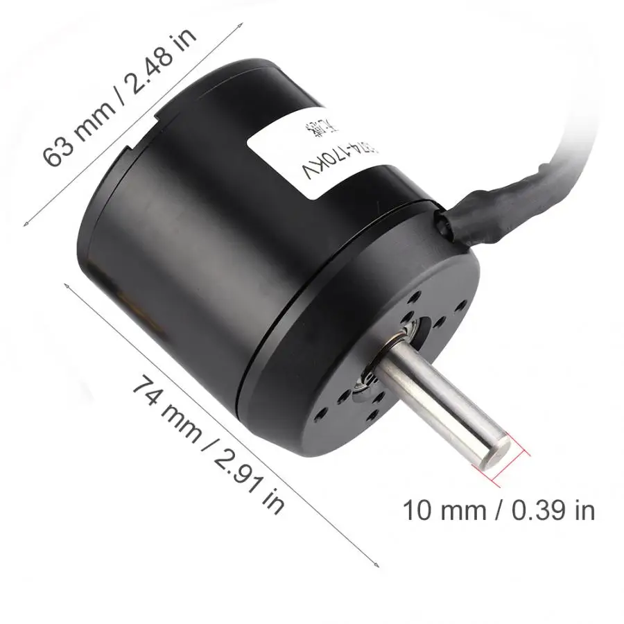 

Durable Electric Scooter Hub Strong Power Waterproof Dustproof Brushless Motor 170KV 3000W For Electic Scooters Accessories