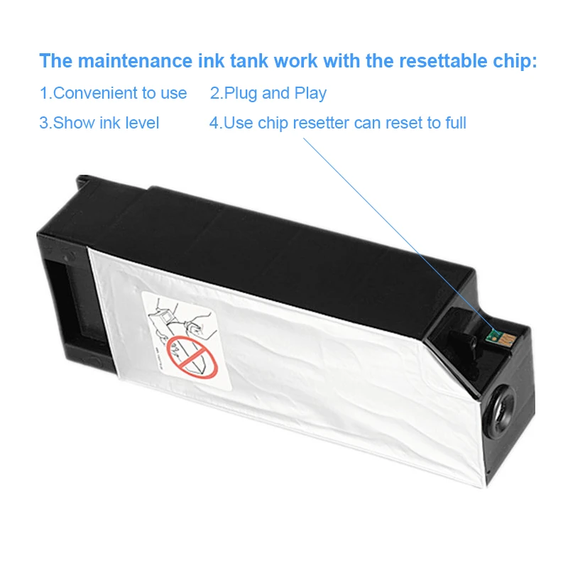 5 шт. T6190 чип обслуживание бак для Epson Stylus Pro 4900 4910 SureColor P5000 P5080 B300 B300DN B-310N B500 B510DN принтер