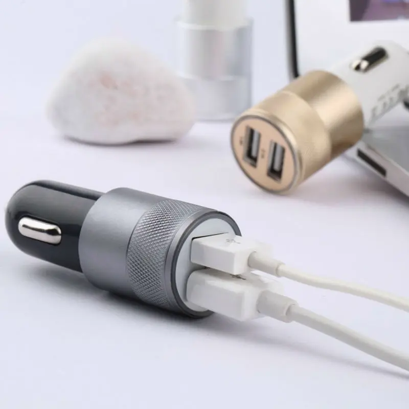 2 портовый USB Автомобильное зарядное устройство + Type C 3 1 зарядный кабель для