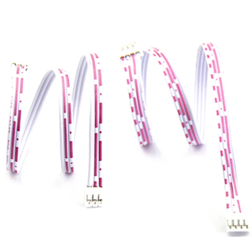

100Pcs 50cm Double PH2.0 Header 5P 6P 7P AWG26 Red White Wire Cable