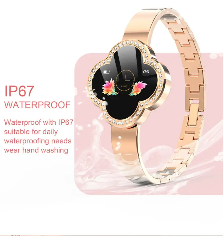 Hirign 2019 Women Girl Bluetooth Smart Watch Phone Mate For Android iPhone Bracelets | Украшения и аксессуары