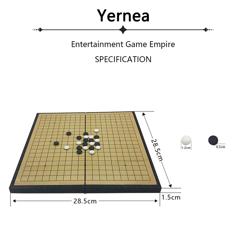 Yernea новые шахматы детская обучающая головоломка игра для Go's Board Of Weiqi Складная