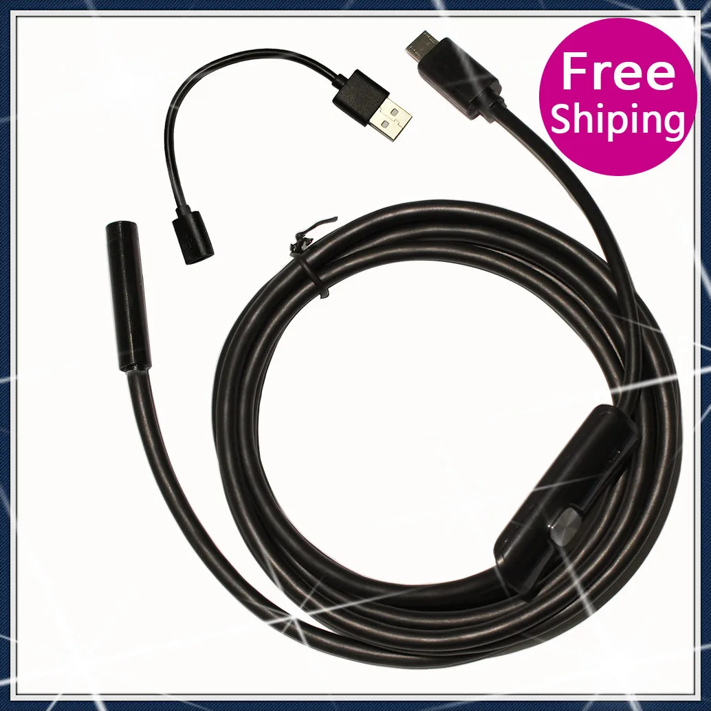 USB эндоскоп с объективом 5 мм м 3 2 1 м|usb borescope camera|endoscope cameraborescope camera |