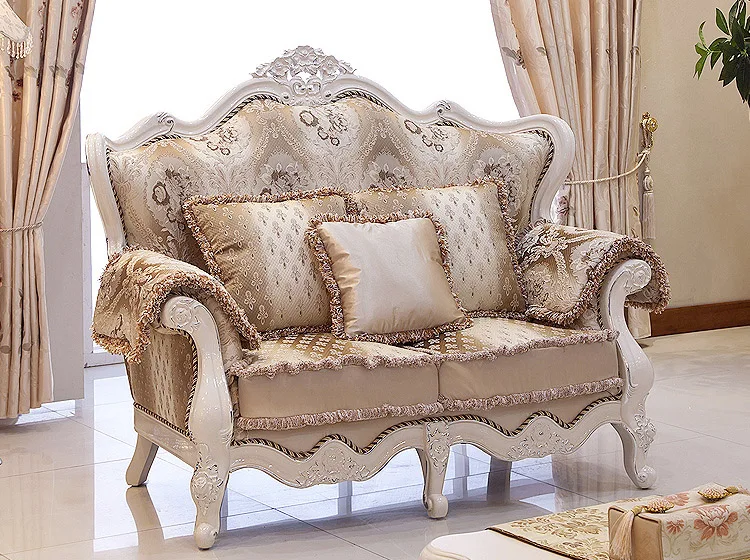 роскошный диван для гостиной из кожи и ткани в европейском стиле предметы мебели