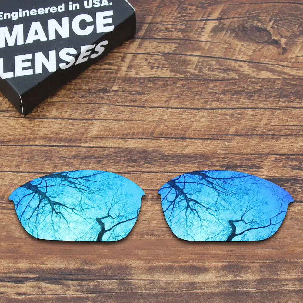 

ToughAsNails Polarized Replacement Lenses for Oakley Half Jacket 2.0 Sunglasses Blue Mirrored (Lens Only)