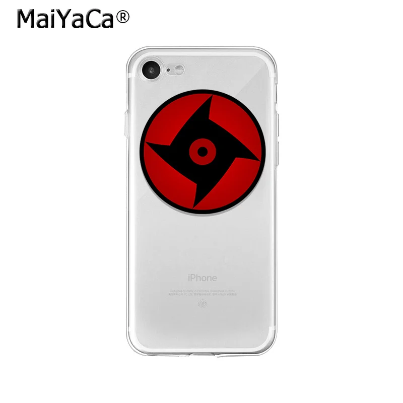 MaiYaCa Anime Naruto Sharingan TPU Soft Silicone Phone Case Cover for iPhone X XS MAX 6 6s 7 7plus 8 8Plus 5 5S SE XR | Мобильные
