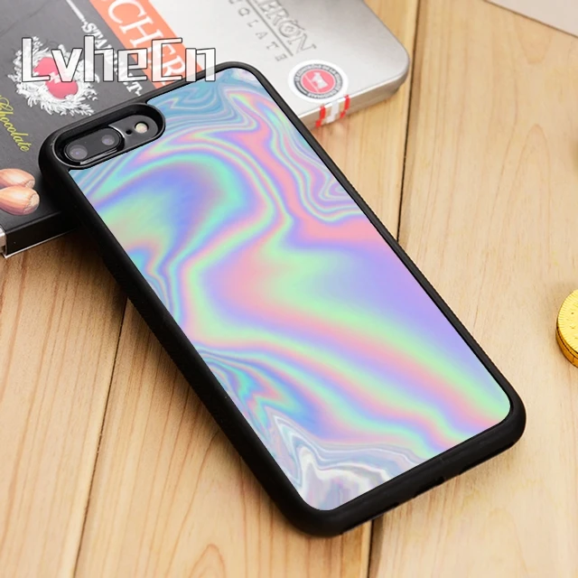 LvheCn пастельный металлический чехол для телефона TUMBLR iPhone 5 6 s 7 8 plus 11 12 Pro X XR XS Max Samsung