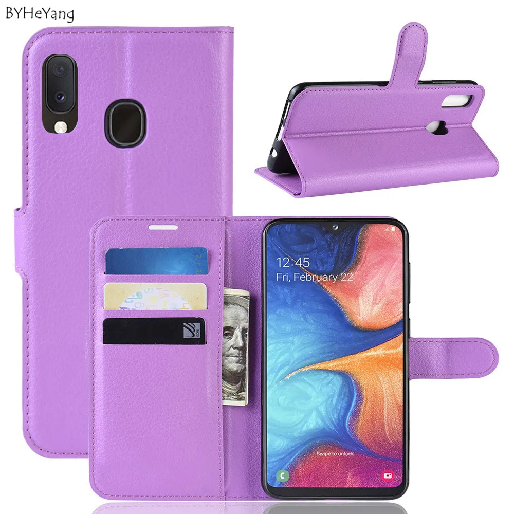Для Samsung Galaxy A20E чехол A20 e Флип кошелек деловой кожаный для телефона подходит A20e E