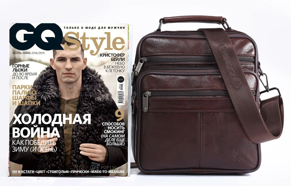 ZZNICK мужская сумка на плечо из натуральной яловой кожи, качественные мужские сумки-мессенджеры, повседневная сумка через плечо для мужчин, одноцветная сумка
