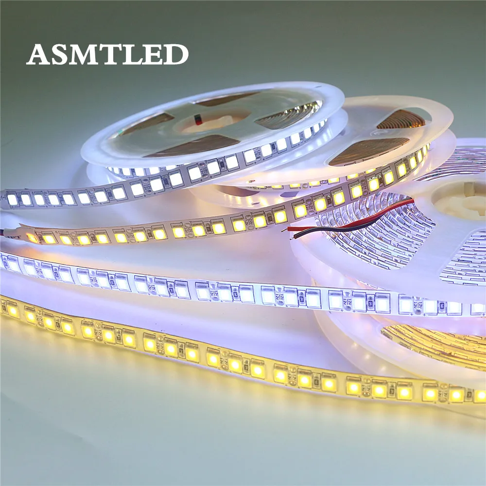 5 M 600/300 светодиодный SMD 5054 Светодиодные ленты свет не Водонепроницаемый DC 12 V лента ярче, чем 5050 5630 3528 холодный белый/теплый белый