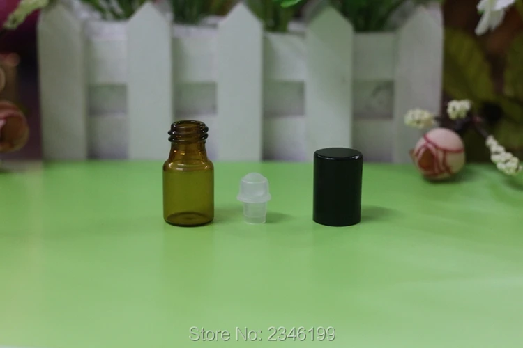 

1Ml 2ML 3ML 100pcs/lot Empty Eye Cream Roll On Bottle, Glass Elegant Essential Oil Bottle, DIY Perfume Glass Roll On Bottle