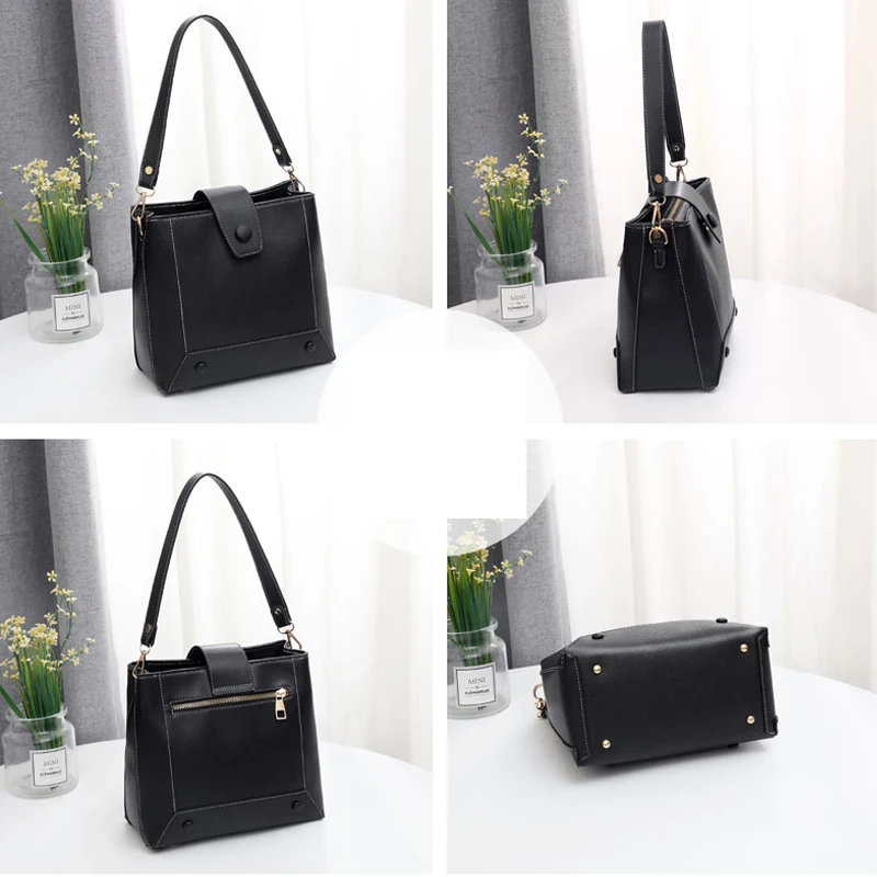 Fashion Shoulder Crossbody luxury handbags women bags designer 2019 Big Black Vintage Leather Cluth Boho Hand Summer Evening Bag | Багаж и