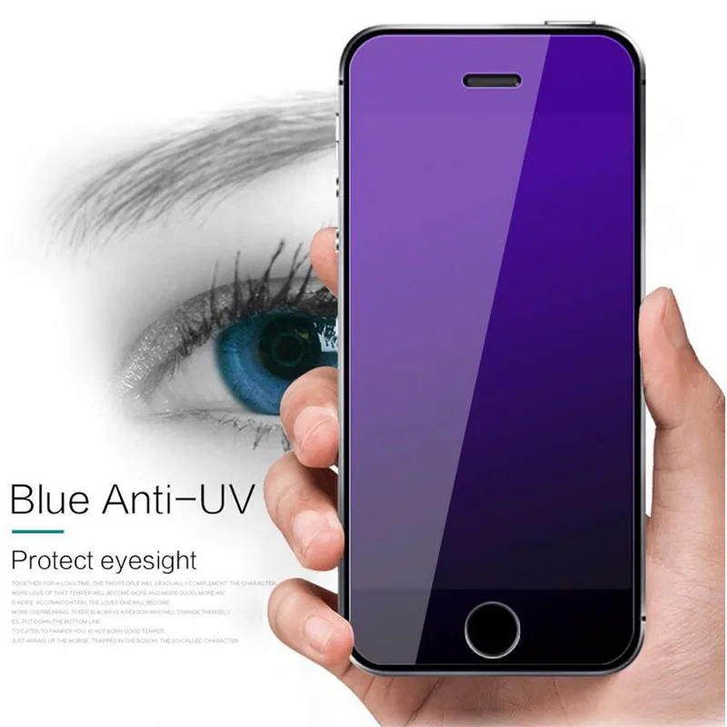 RONICAN закаленное стекло для Apple iphone 5 5c защита экрана с защитой от синего света