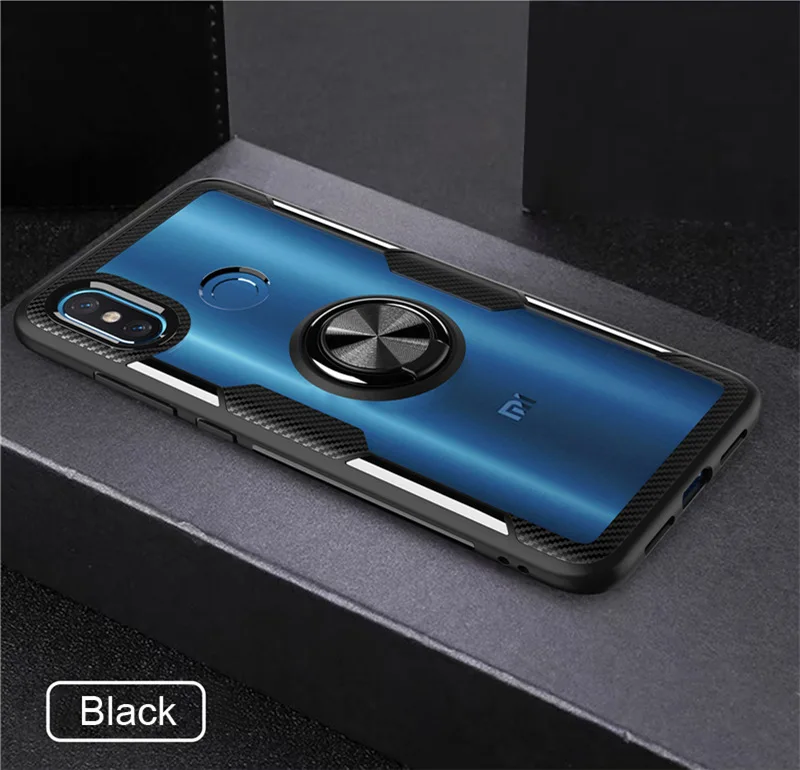 Автомобильный Чехол-держатель с кольцом для Xiaomi mi 8 9 SE mi 8 mi 9 прозрачная Противоударная задняя крышка для телефона Xio mi 8 чехол Xiao mi 9 9SE 8SE On