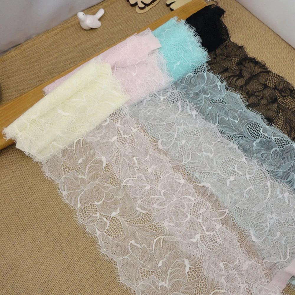 Высококачественная кружевная отделка 18 см Кружевная аппликация для шитья своими