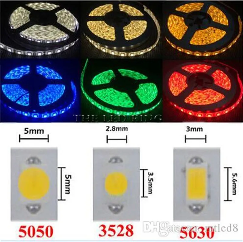 Светодиодная лента светильник SMD 5050 белая Диодная DC 12V 5M 10M гибкая Полный комплект