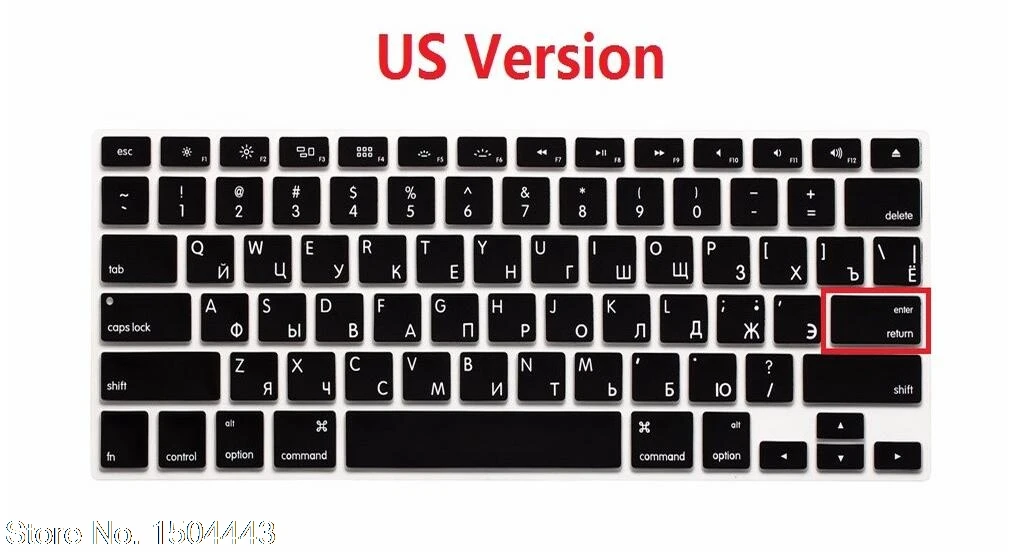 Чехол для клавиатуры Macbook Air Pro Retina 13 15 Rainbow защита компьютерной европейская версия