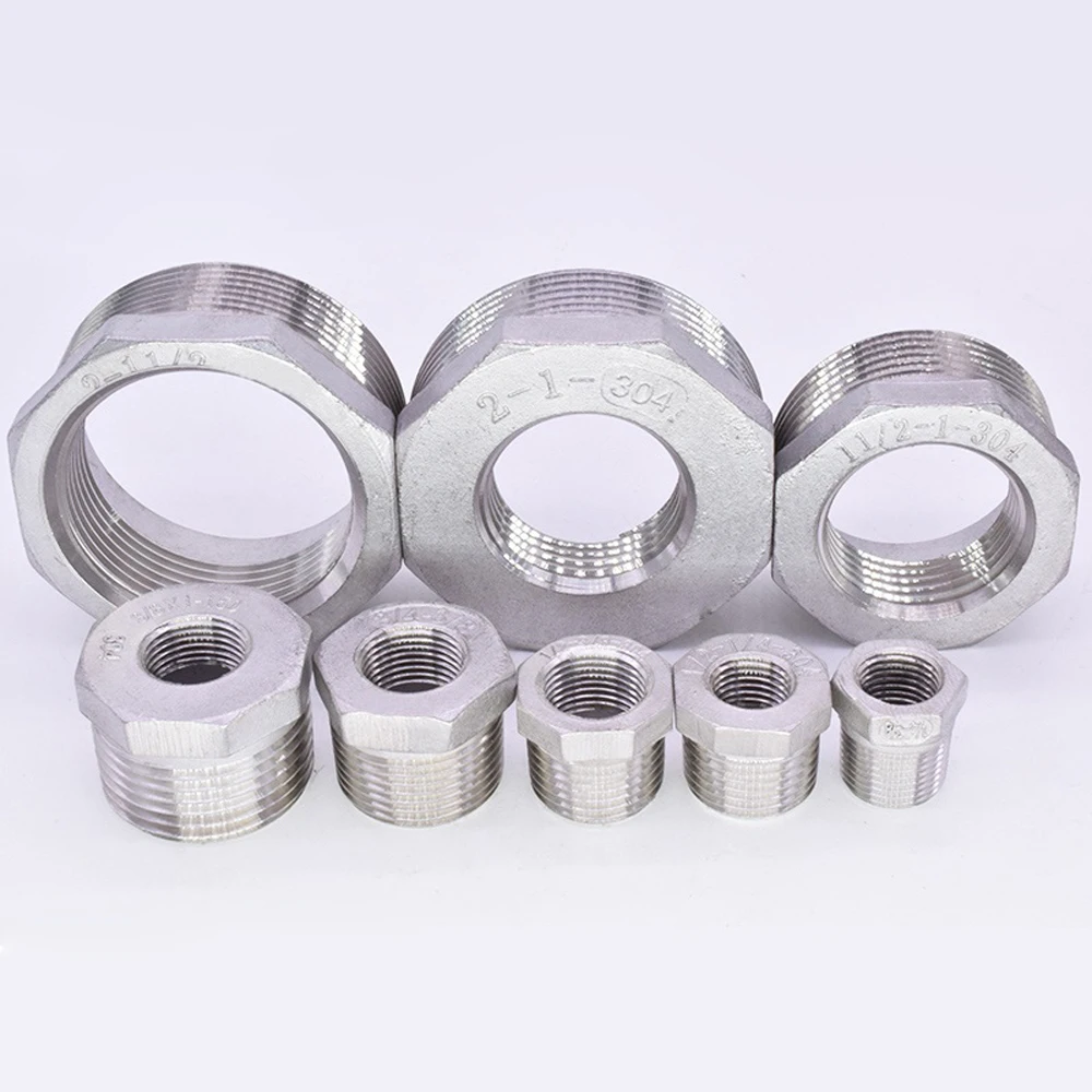 1/4 &quot3/8&quot 1/2 &quot3/4&quot 1 &quotдо 2&quot втулка BSPT 304 фитинги из нержавеющей стали вода газ