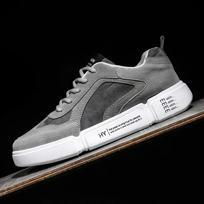OLOMM Men Shoes Spring Autumn Casual Leather Flat Lace-up Low Top White Male Sneakers tenis masculino adulto | Обувь