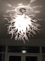 girban brand contemporary frosted white art glass ceiling decor chandelier lamps