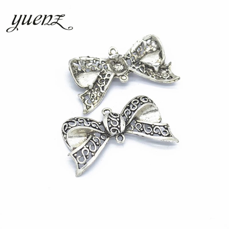 Yuenz 7 шт. модные ювелирных изделий сплава лук-узел подвески металлические