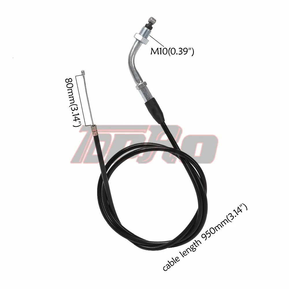 TDPRO 1029 мм моторизованный Дроссельный регулятор для велосипеда Кабельная линия для бензопилы PIT Pro скутер мини велосипед Quad 49 50cc 60cc 70cc 80cc двигатели