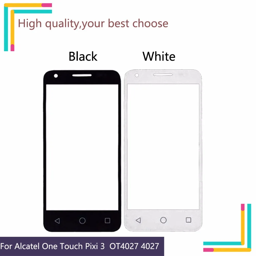 4 5 &quotдля Alcatel One Touch Pixi 3 4027D 4027X 5017 5017E VF795 OT4027 4027 Smart Speed 6 фронтальная внешняя