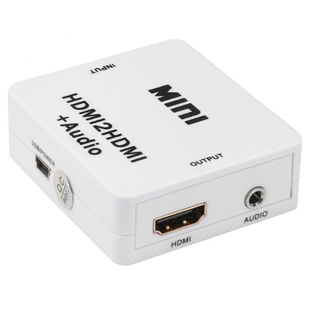 1080 P HD мини HDMI2HDMI аудио конвертер HDMI к экстрактор адаптер для портативных ПК HDTV