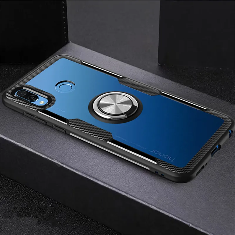 Для huawei P20 P30 Pro mate 20 Lite Honor 7X 8X V20 Play Nova 4 магнитный автомобильный кольцевой противоударный прозрачный чехол