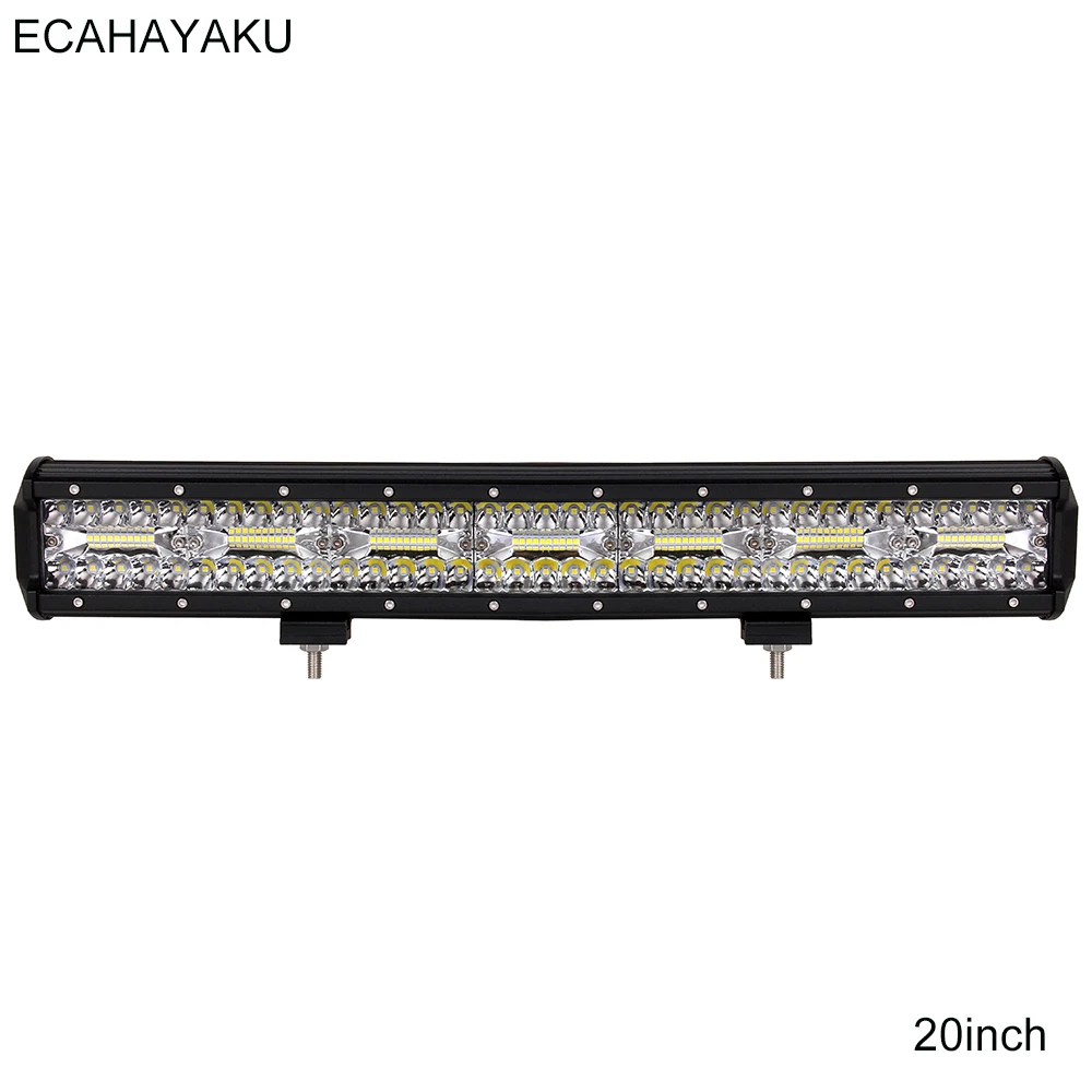 Автомобильные аксессуары ECAHAYAKU Quad row 20 дюймов 4x4 светодиодные панели 6000k белый 42000lm