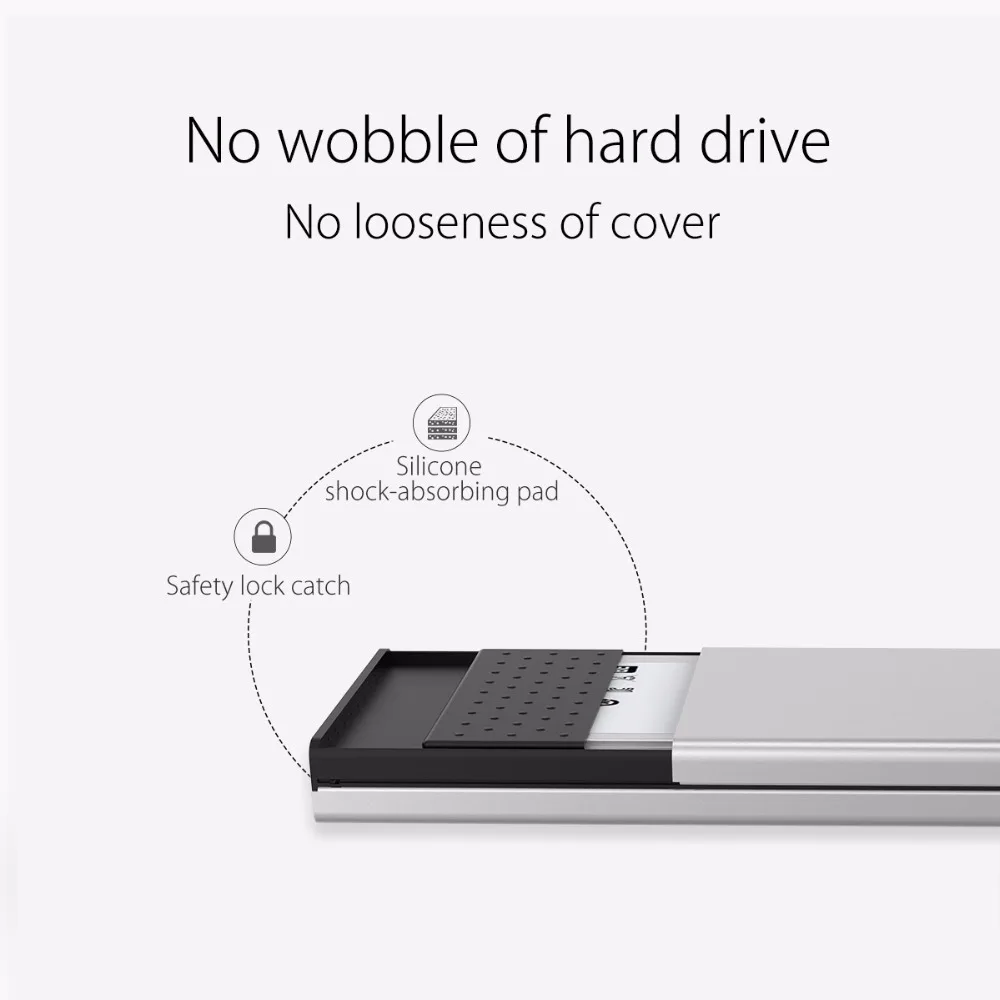 Корпус жесткого диска ORICO 2 5 дюйма из алюминиевого сплава с USB3.0 на SATA3.0 Гбит/с