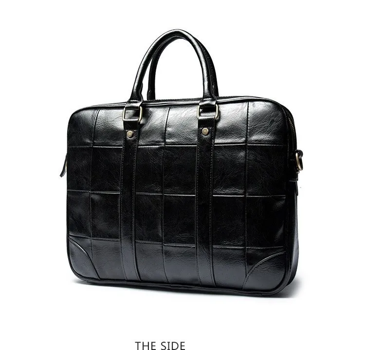 Модный портфель, мужская сумка-мессенджер, сумка для ноутбука, Bolsa Masculina, из искусственной кожи, Bandolera Hombre, деловая сумка, мужская сумка для путешествий, Borsa Uomo
