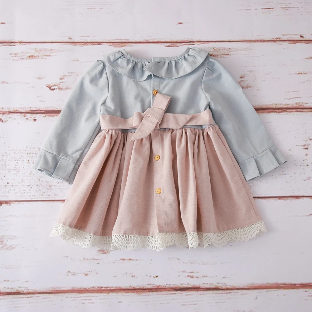 MyLittleOne/2019 г. Осенняя детская одежда 2019 Новое поступление контрастное льняное