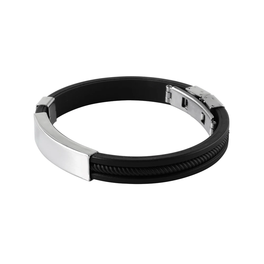 1 шт. мужской регулируемый браслет из нержавеющей стали|Браслеты| |