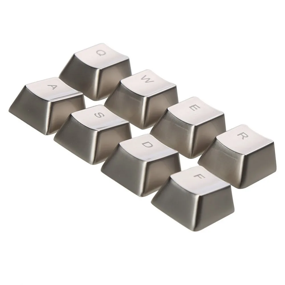 Набор клавиш для механической клавиатуры MX Axis Silver/Golden металлические клавиши на