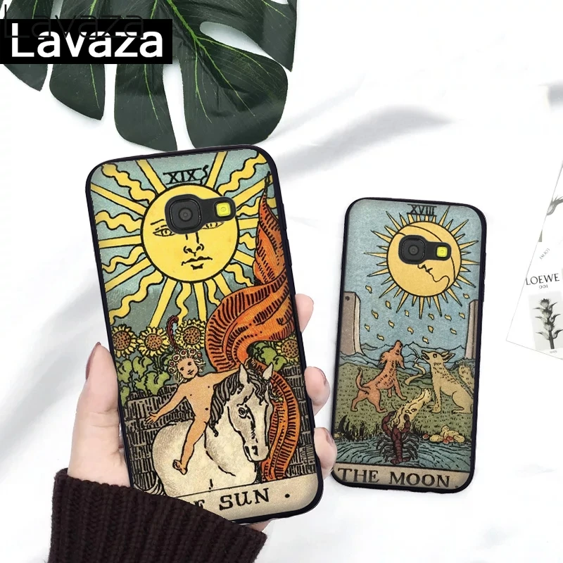 Новый силиконовый чехол Lavaza для Samsung A3 A5 2016 2017 A6 Plus A7 A8 A9 с возможностью гадания по Таро произведенный в Египте