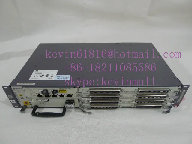 Мультиплексор IP DSLAM SmartAx MA5616 шасси с DC Питанием 4 платами полный комплект |