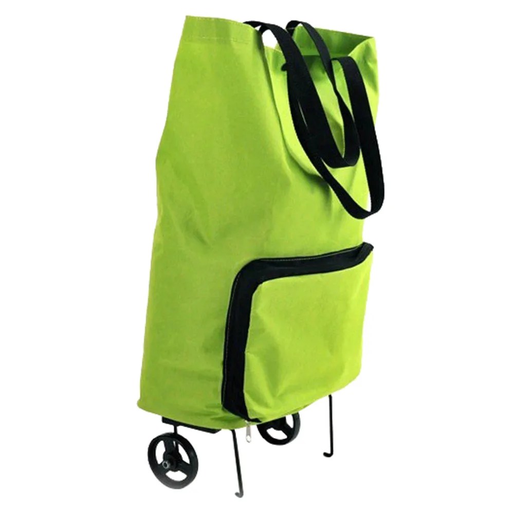 1 шт. Сумка тележка для покупок с колесами портативная складная сумка багажа