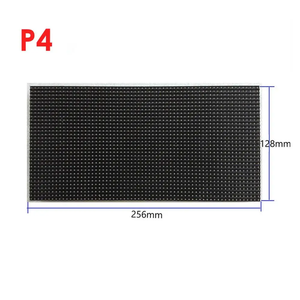 Наименьшая цена самая дешевая rgb модуль светодиодной матрицы p4 128 мм x 256