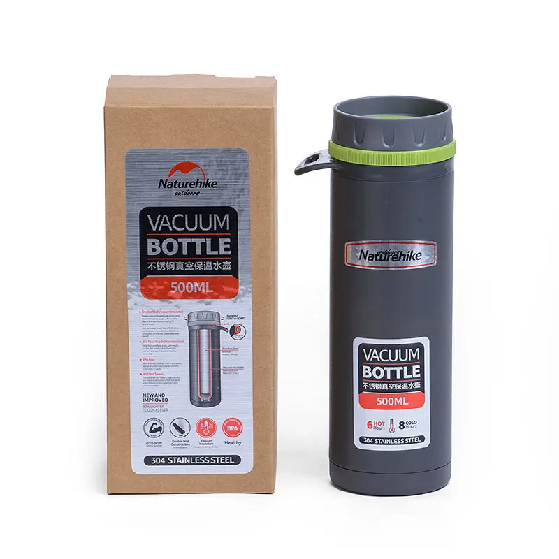 Naturehike зима термос бутылка из нержавеющей стали вакуумная колба Спортивная