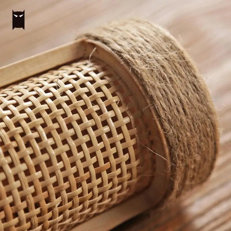 Бамбуковая плетеная настольная лампа светильник Арт Китайский Японский стол для