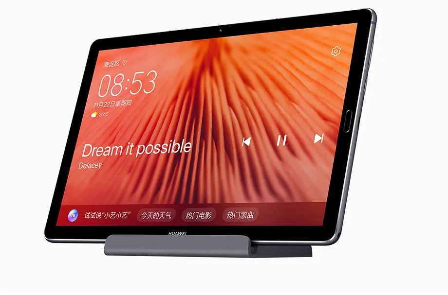 huawei Mediapad M6, 10,8 дюймов, wifi, настольный ПК, Kirin 980, четыре ядра, Android 9,0, Поддержка Google play, 7500 мАч, отпечаток пальца ID