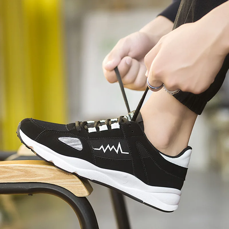 HANWILD Brand Men Running Shoes Spring and Autumn Breatable Sport Comfortable Sneakers Net Athletic of 2017 New | Спорт и