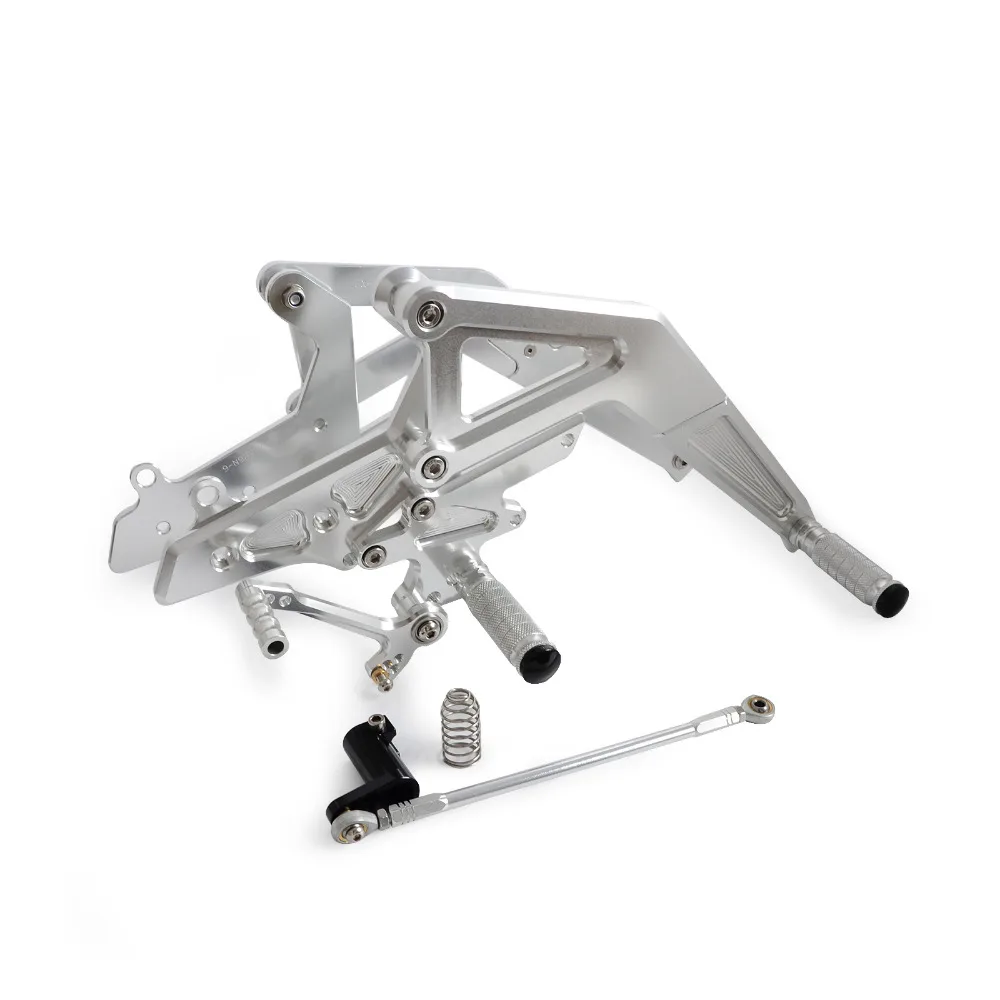 NICECNC ЧПУ сзади наборы для ухода за кожей ног подножки Kawasaki Ninja 650 EX650 ER6F ER6N 2012-2016 2013