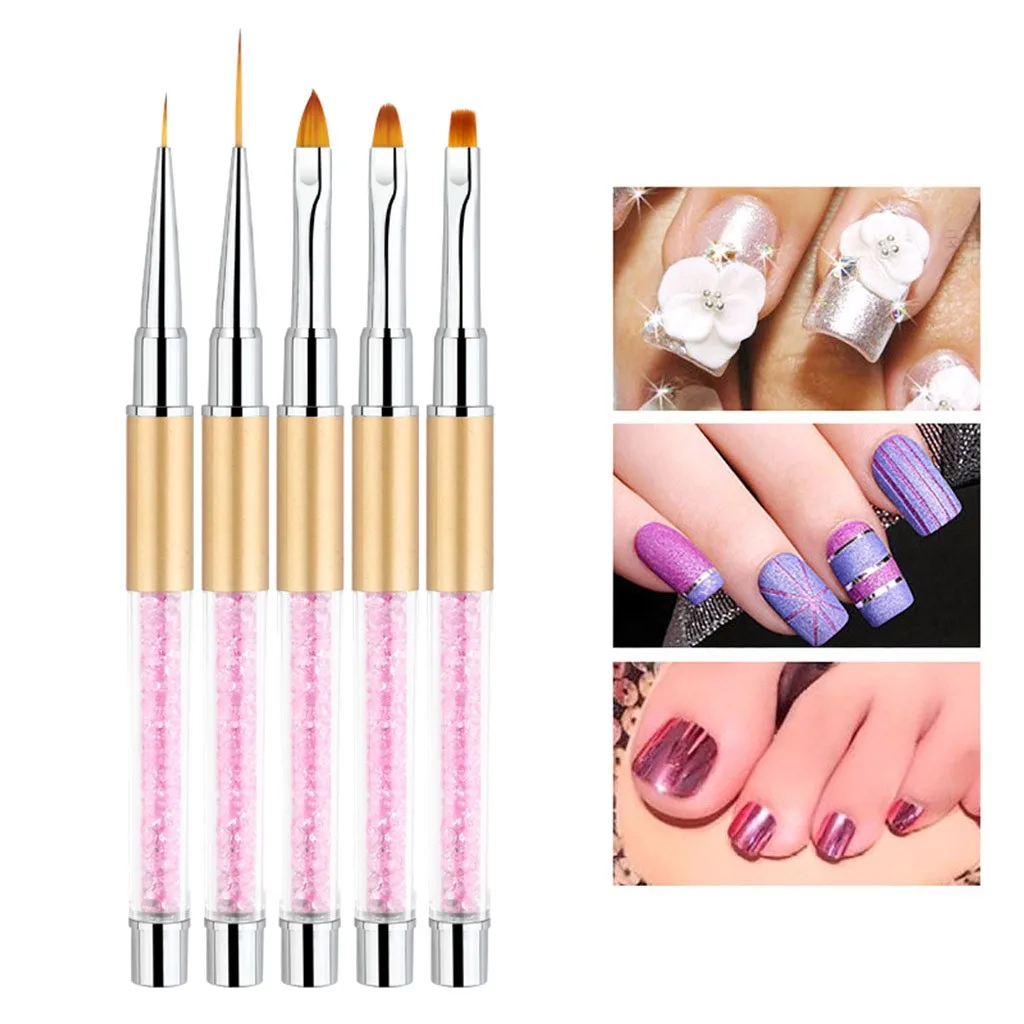 Горячая продажа Типсы для ногтей УФ лампа кристальная акриловая ручка рисования